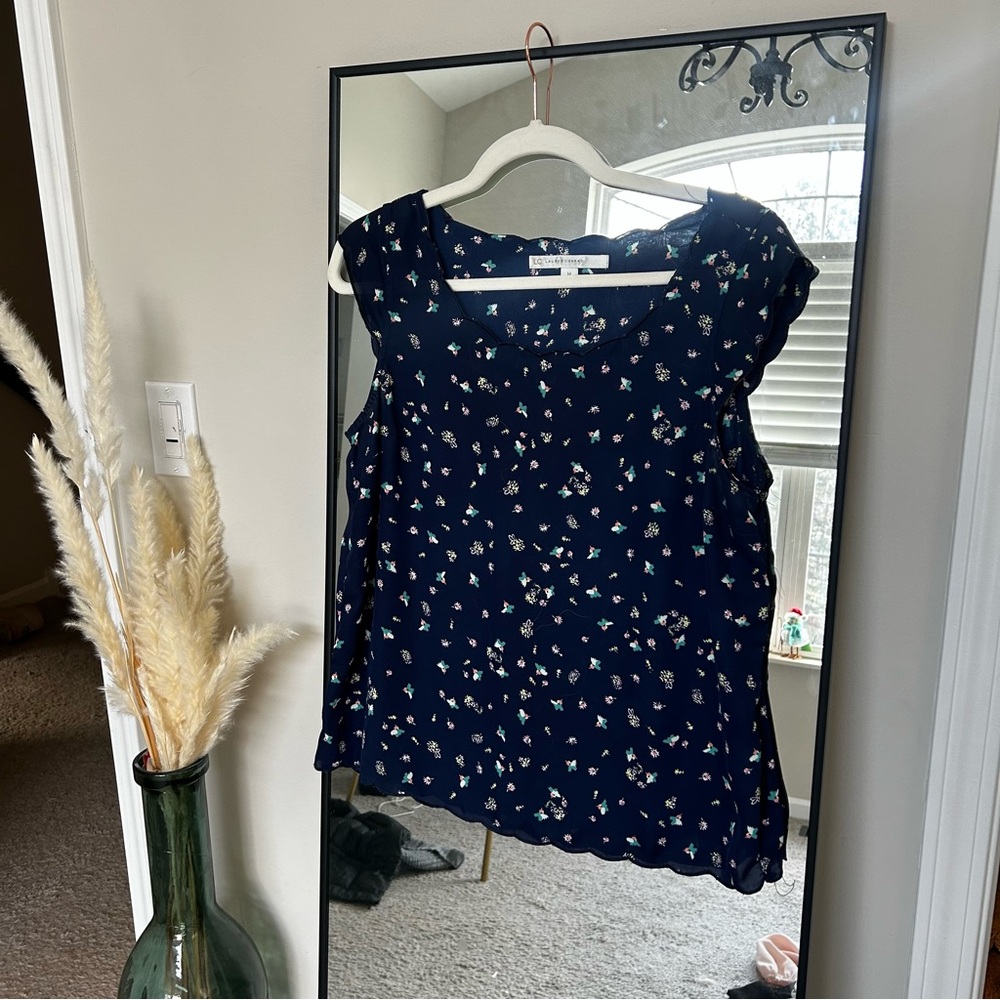 Lauren Conrad Floral Blouse
